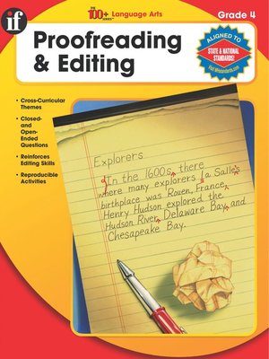 cover image of The 100+ Series Proofreading & Editing, Grade 4